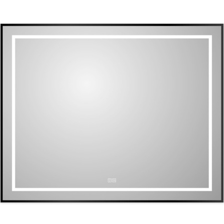 Зеркало (100х80) BelBagno SPC-KRAFT-1000-800-LED-TCH-WARM-NERO с подсветкой
