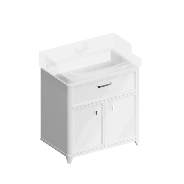 Тумба под раковину Kerama Marazzi Pompei PO.N.80.3\WHT