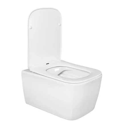 Унитаз подвесной безободковый Aquatek Либра New AQ1148N-00 микролифт