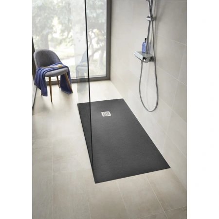 Душевой поддон Roca Terran 160x80 черный, AP10164032001400