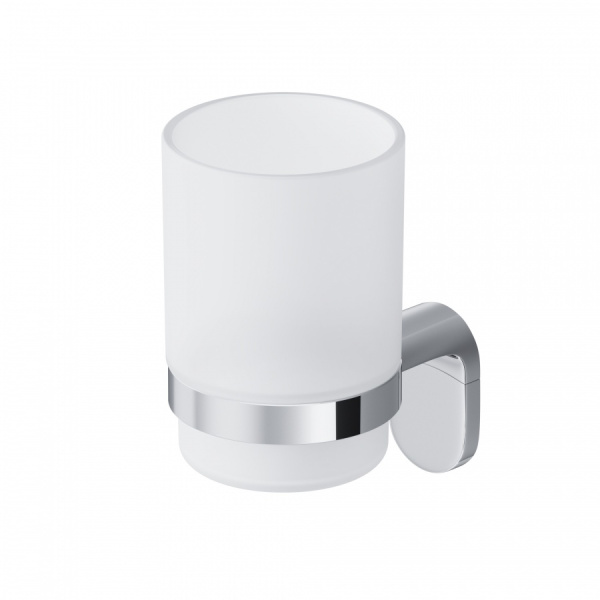 Стеклянный стакан с настенным держателем Am.Pm X-Joy A8434300