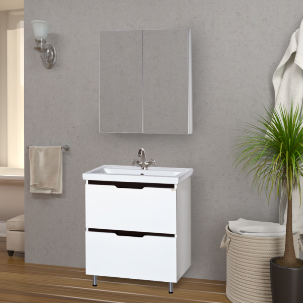 Тумба под раковину Misty Лайм 70 Э-Лай01070-2Я