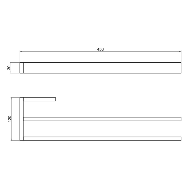 Полотенцедержатель двойной Timo Petruma 15252/17 Полотенцедержатель двойной Timo Petruma 15252/17