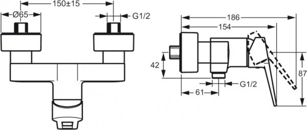 Смеситель для душа Oras Twista 3860BU