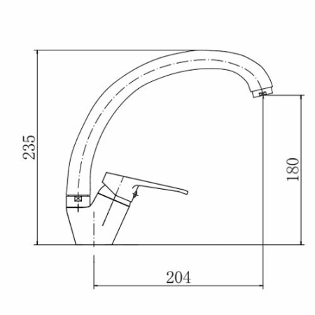 Смеситель для кухни FASHUN A4113