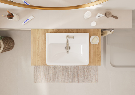 Смеситель для раковины с донным клапаном Hansgrohe Vernis Blend 71554000 хром