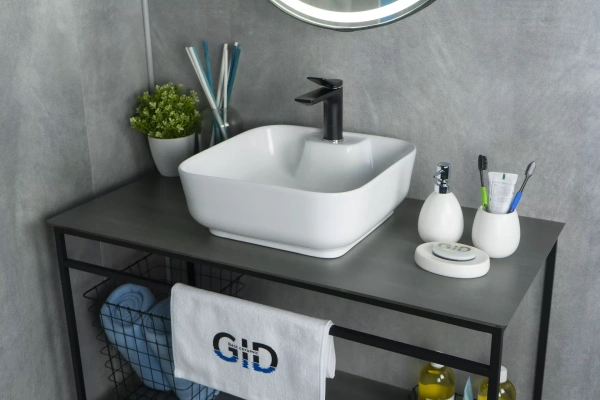 Раковина накладная (41х41) Gid N9443