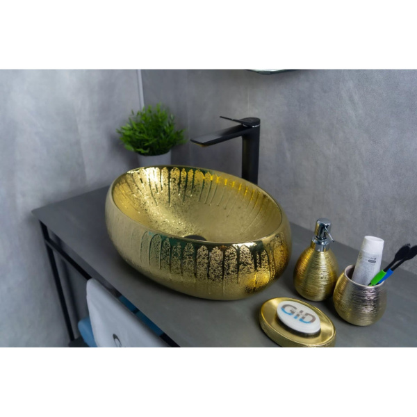 Раковина накладная (48х34) Gid 9030g