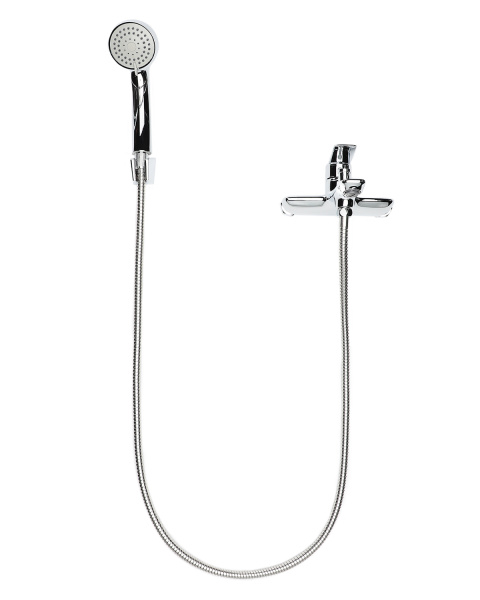 Смеситель для ванны однорычажный с душевым набором Agger Clean A2410000 хром