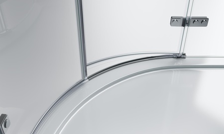 Душевой уголок (100х100) BelBagno KRAFT-R-2-100-C-Cr