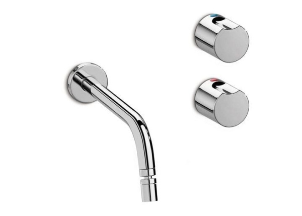 Смеситель для биде скрытого монтажа Roca Element A5A6462C00