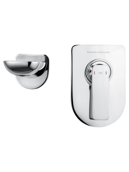 Смеситель для раковины встраиваемый WONZON & WOGHAND SHARK, хром WW-481701-CR