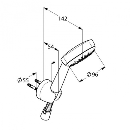 Душевой набор Kludi Logo 6801005-00