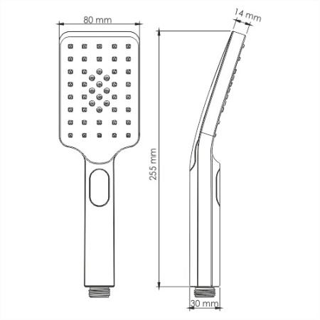 Ручной душ WasserKRAFT Aisch A201