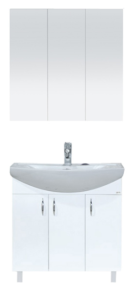 Зеркало-шкаф (80х80) Misty Балтика 80 Э-Бал04080-011