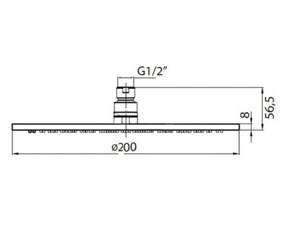 Верхний душ Cezares Articoli Vari CZR-H-SPIC-20