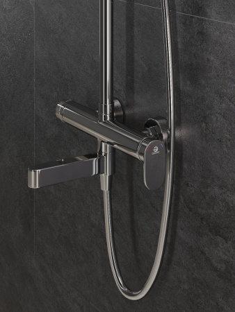 Душевая система с однорычажным смесителем AGGER Sweet A2793300 хром глянцевый