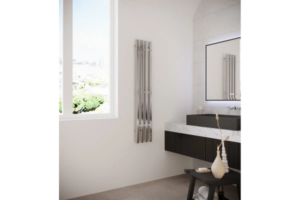 Электрический полотенцесушитель (120х20) Terminus QUATRO 4670078561497 хром