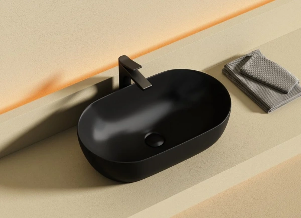 Раковина накладная (50х30) Ceramica Nova Twist CN12001MB