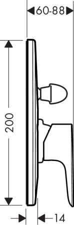 Смеситель для ванны Hansgrohe Talis E 71746000