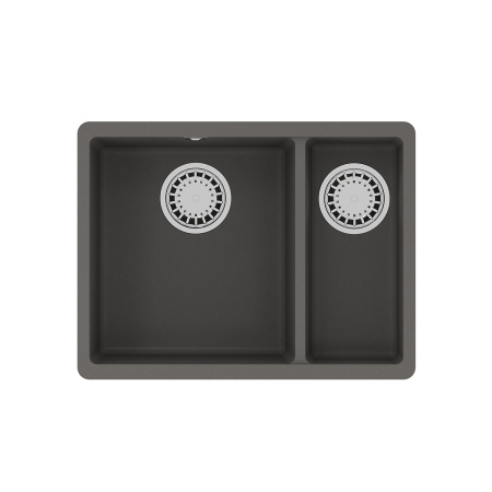 Кухонная мойка Lemark SINARA 550.2-U  серый шёлк 9910083