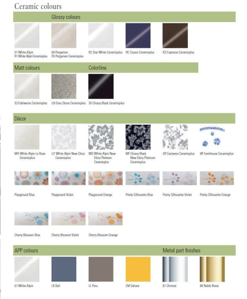 Унитаз напольный с бакчком (+ сиденье) Villeroy & Boch Architectura 568610R1+5787R1R1+98M9C101