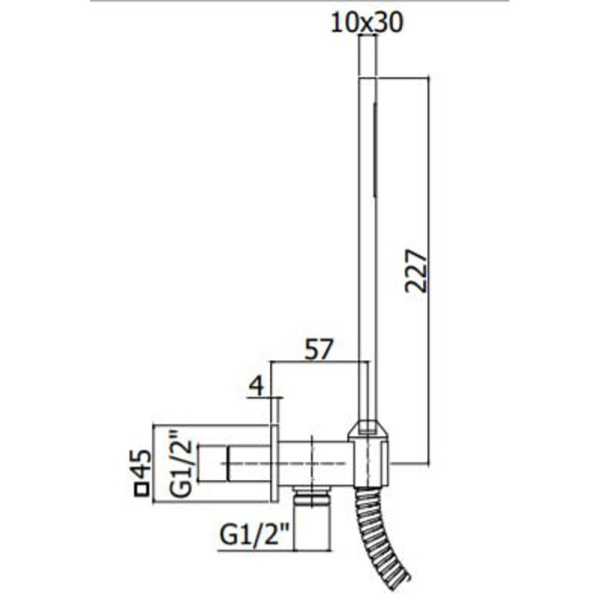 Душевой набор Cezares CZR-DEFA4-BIO