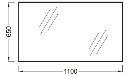 Зеркало Jacob Delafon Parallel EB1400-NF