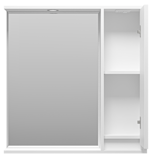 Зеркальный шкаф (78х80) Brevita Balaton 80 правый  BAL-04080-01-П