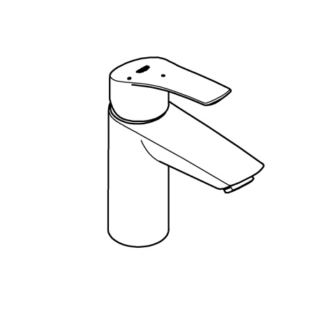 Смеситель для раковины с цепочкой Grohe Eurosmart CoolStart 23372 003 (23372003) хром