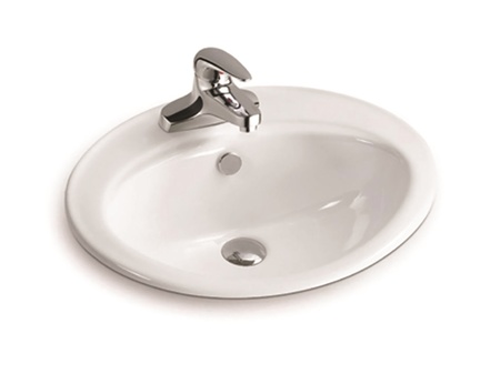 Раковина встраиваемая сверху (456х48,5) SantiLine SL-2107