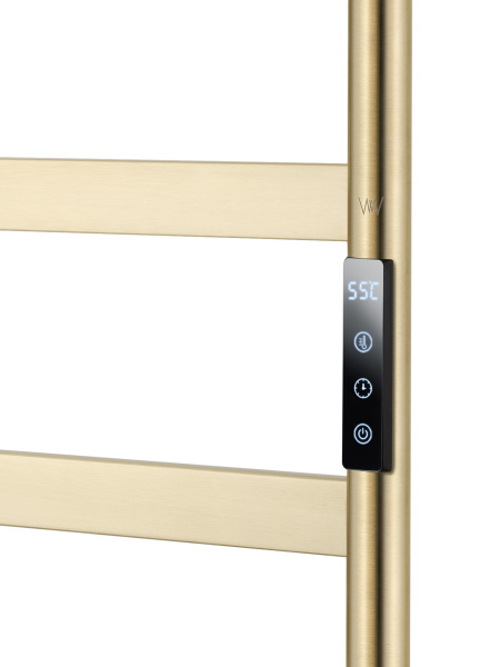 Полотенцесушитель электрический напольный WONZON & WOGHAND BREMEN, брашированное золото WW-A207-BG Полотенцесушитель электрический напольный WONZON & WOGHAND BREMEN, брашированное золото WW-A207-BG