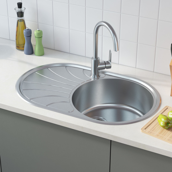 Мойка кухонная из нержавеющей стали IDDIS Suno (SUN77SRi77)