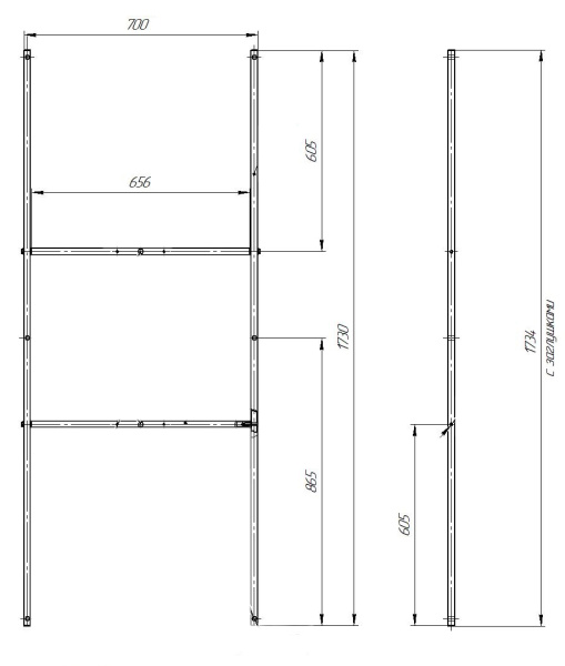 Рама разборная Marka One  ПУ 180х75 03пу1875