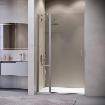 Душевая дверь 120 см RGW Leipzig LE-004-Gr 351200412-110 прозрачное