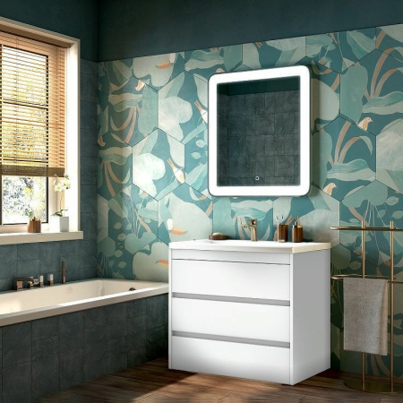 База под раковину Art&max FAMILY-900-3C-PIA-BL Bianco Lucido