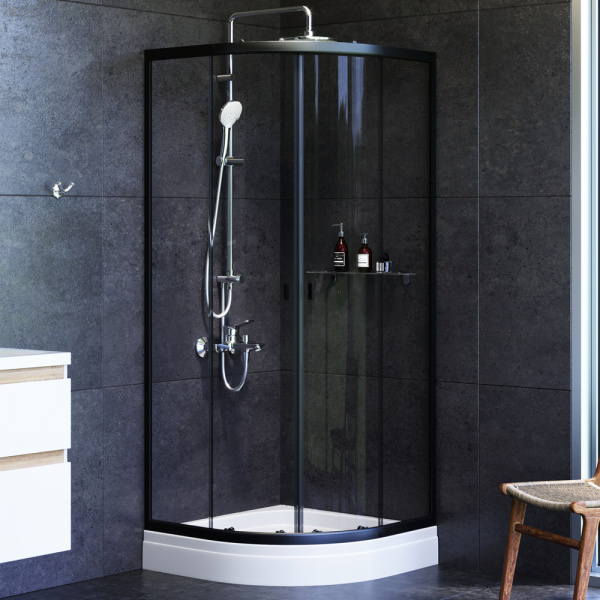 Душевой уголок (80х80) Am.Pm X-Joy Twin Slide W88G-205-080BT64