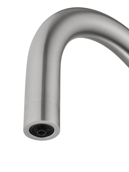 Смеситель для кухни c подключением фильтра WONZON & WOGHAND, брашированный никель WW-3211-BS