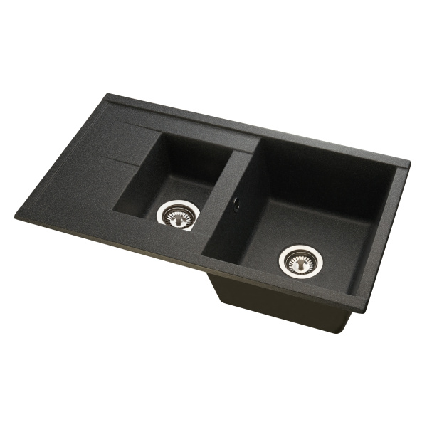 Кухонная мойка Aquaton Делия 87 1A716232DE210 графит