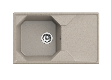 Кухонная мойка GranFest Unique 840L, U-840L песочный