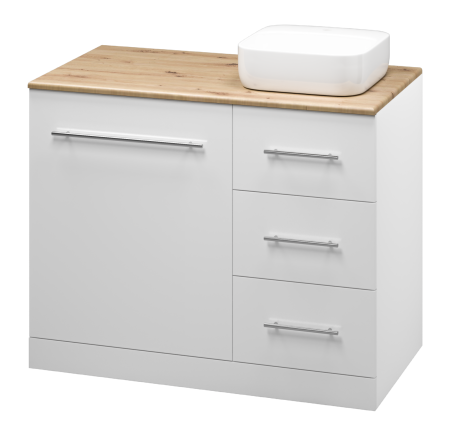 Тумба под стиральную машину Misty Респект 110  правая Э-Рес01110-13ЯП