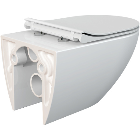 Комплект унитаза Cersanit Sreet Fusion Vortex DPL EO Slim с инсталляцией Vector 64578 