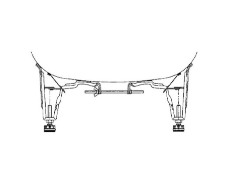 Комплект ножек для ванны Kaldewei Eurowa 581370090000