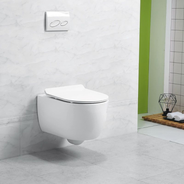 Унитаз подвесной безободковый Art&Max BOLOGNA AM211CHR/AM211SC микролифт