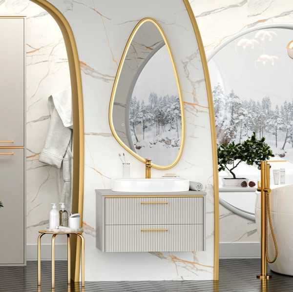 Тумба под раковину 82,2 см Brevita Elche ELC-01080-0502Я  (без раковины)