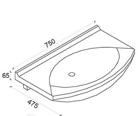 Раковина Misty Лагуна 028230