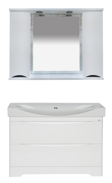 Зеркало-шкаф (103х74) Misty Элвис 105 П-Элв-01105-011