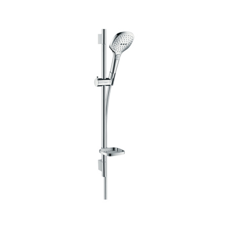 Душевой гарнитур с мыльницей Hansgrohe Raindance Select 120 3jet EcoSmart 26622400 белый/хром