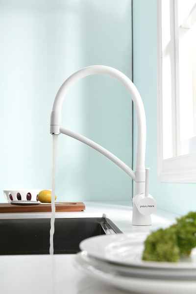 Смеситель для кухни с подключением к фильтру  Paulmark Siеgen Si213111-431TW