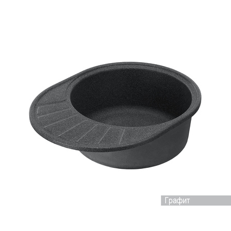 Кухонная мойка Aquaton Чезана 1A711232CS210 графит